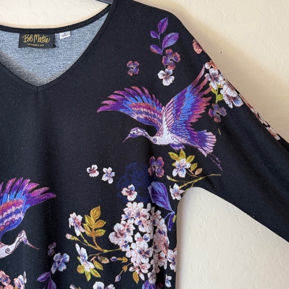 Bob Mackie, medium, sanctuary print sweater - Picture 5 of 12